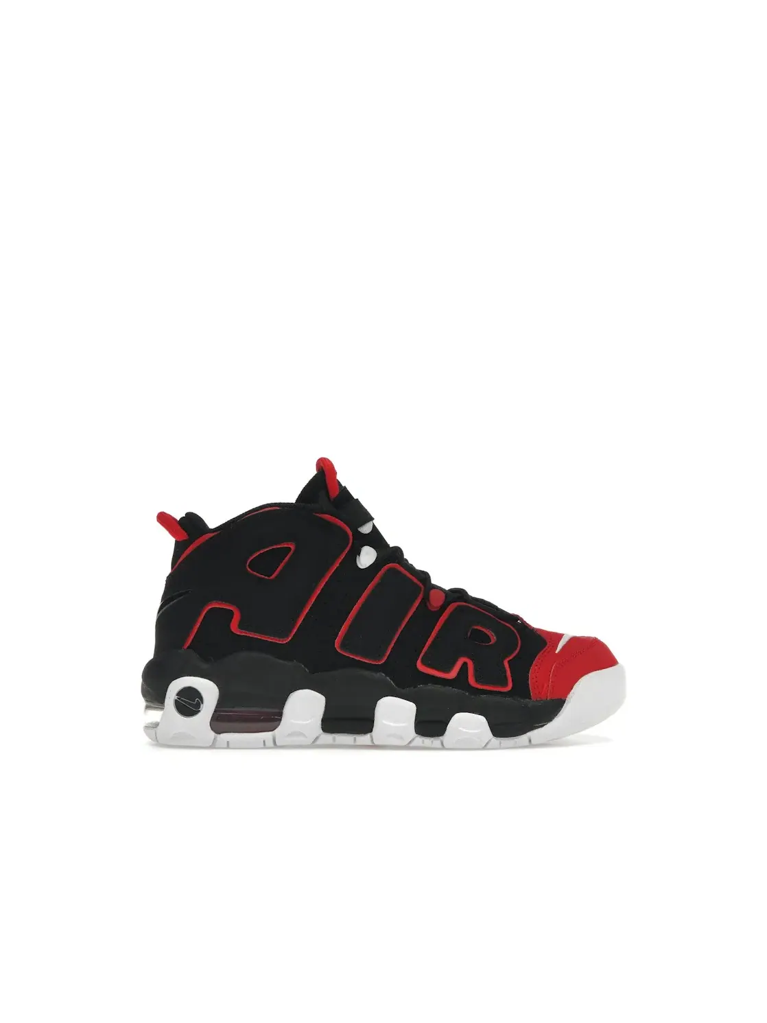Детские кроссовки Lifestyle Nike Air More Uptempo 96 Nike — изображение 1 из 4, черный/красный/белый