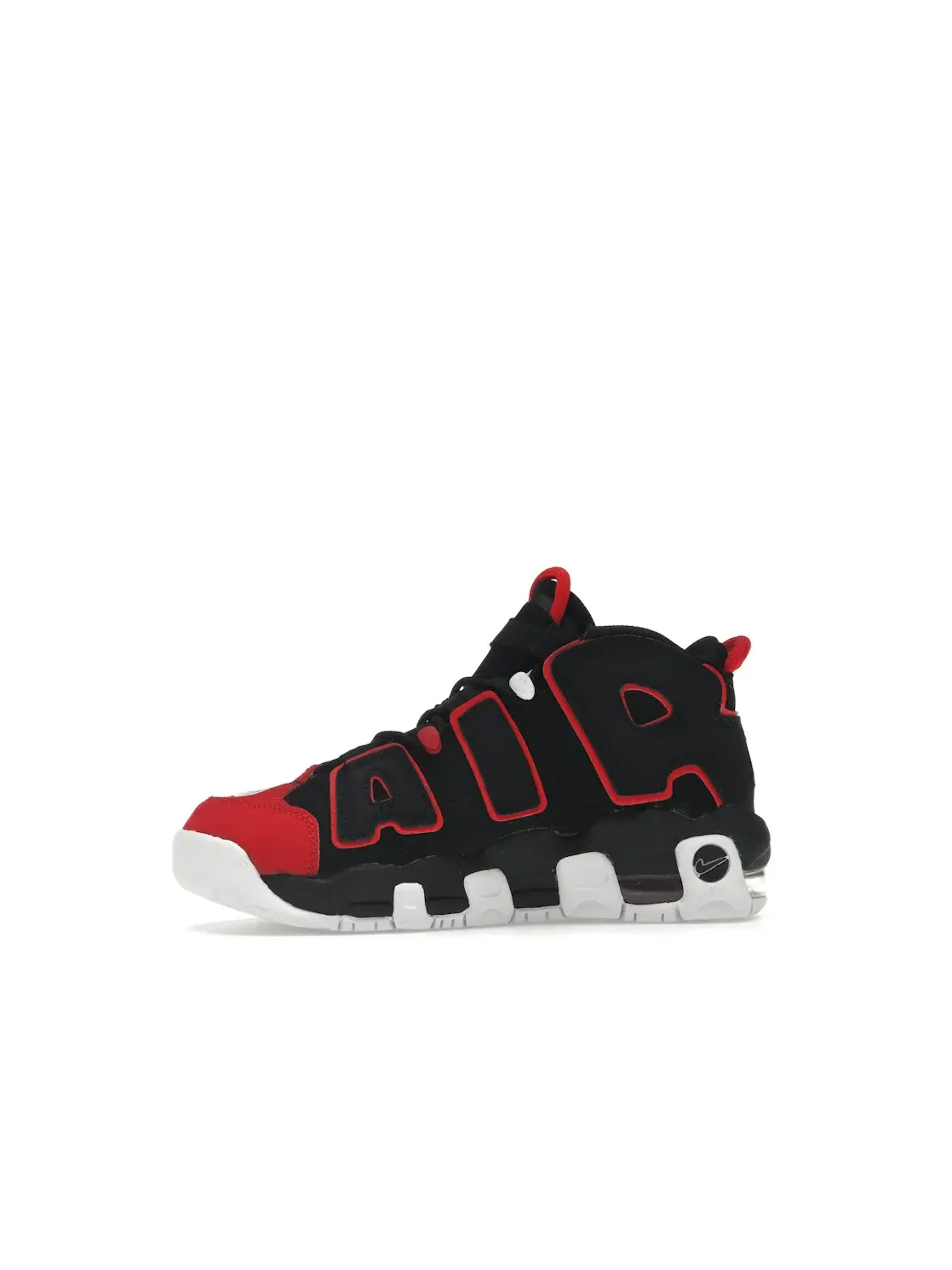 Детские кроссовки Lifestyle Nike Air More Uptempo 96 Nike — изображение 3 из 4, черный/красный/белый