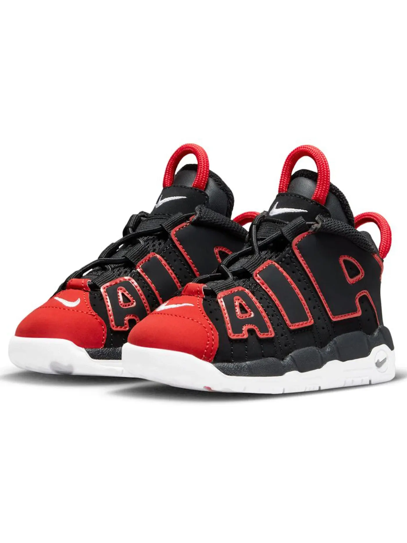 Детские кроссовки Lifestyle Nike Air More Uptempo 96 Nike — изображение 2 из 2, черный/красный/белый