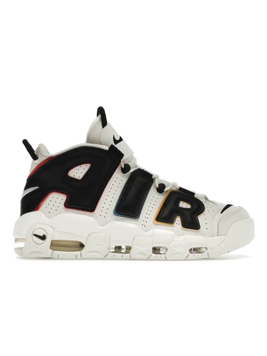 Мужские кроссовки с принтом Nike Air More Uptempo 96 Nike — изображение 1 из 4, черный/-оранжевый