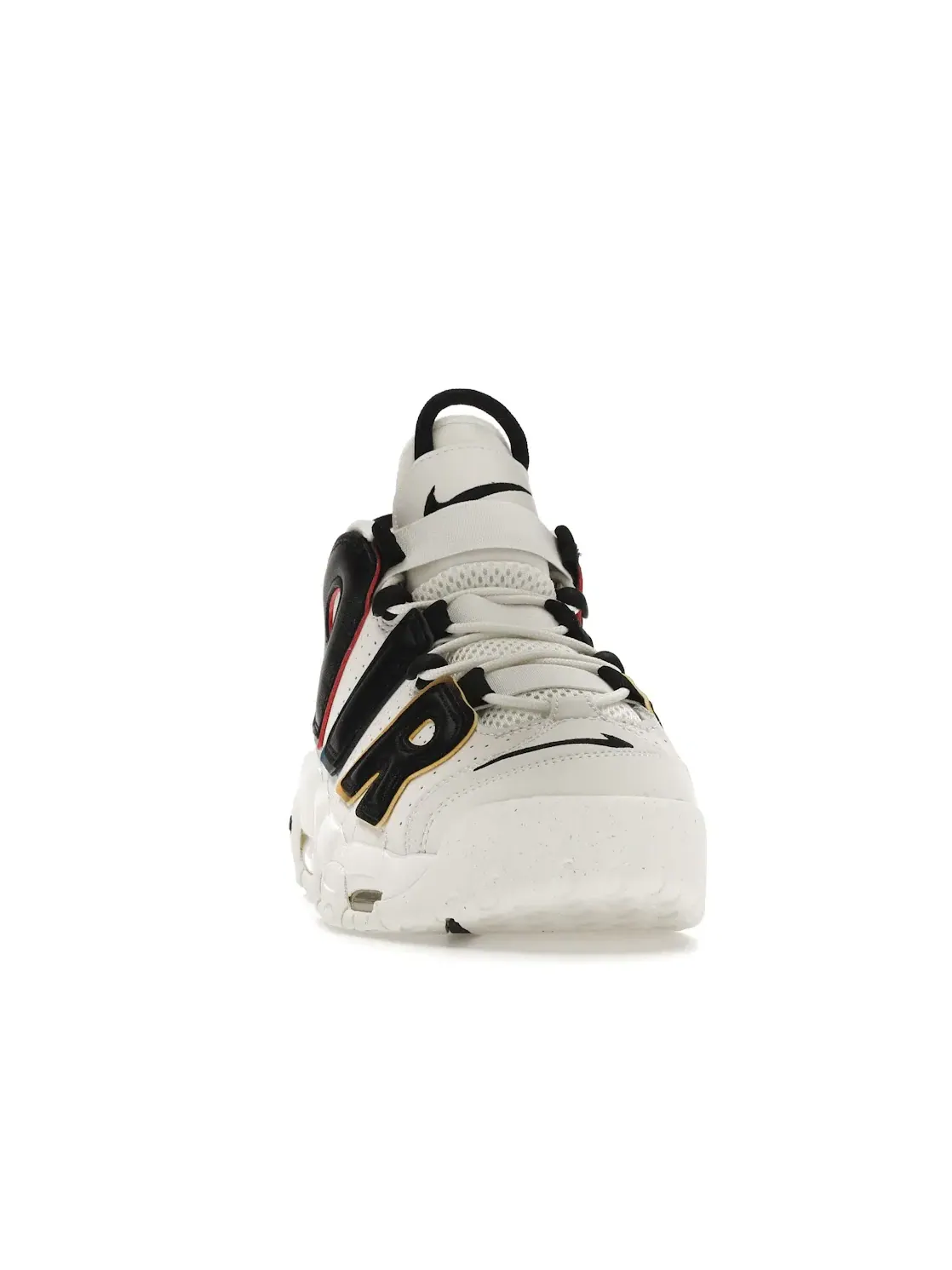 Мужские кроссовки с принтом Nike Air More Uptempo 96 Nike — изображение 2 из 4, черный/-оранжевый