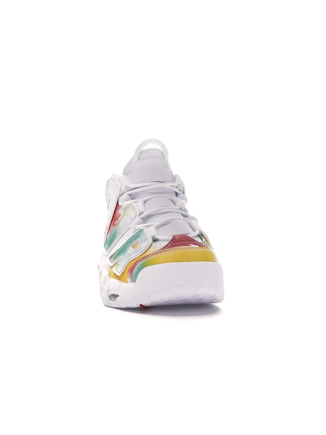 Мужские кроссовки Lifestyle Nike Air More Uptempo 96 — изображение 2 из 4, белый-красный-зеленый