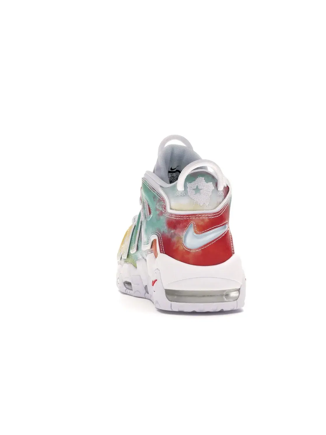 Мужские кроссовки Lifestyle Nike Air More Uptempo 96 — изображение 4 из 4, белый-красный-зеленый