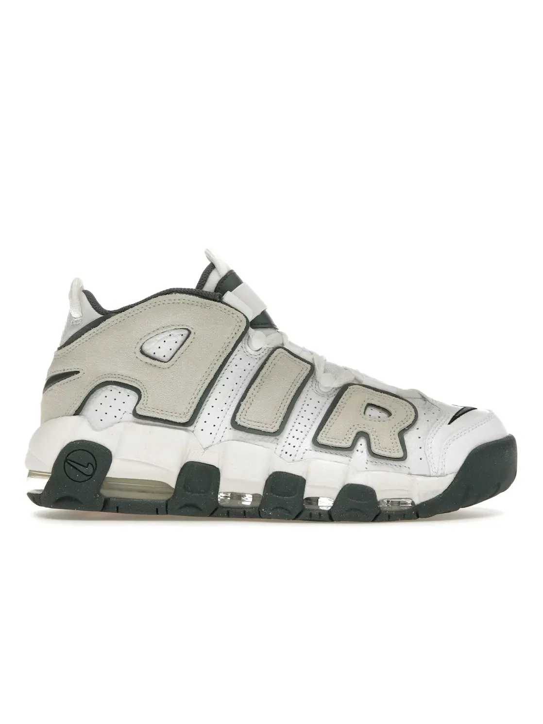 Мужские кроссовки Lifestyle Nike Air More Uptempo 96 — изображение 1 из 4, белый//винтажный зеленый