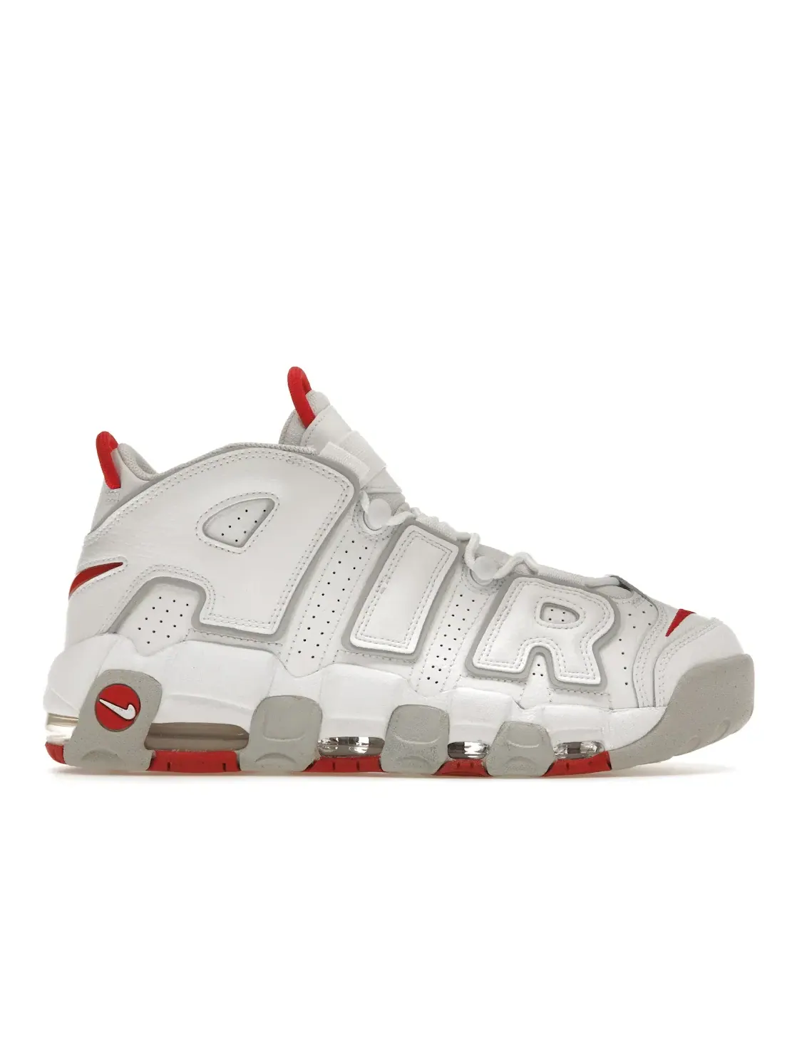 Мужские кроссовки Lifestyle Nike Air More Uptempo 96 — изображение 1 из 4, белый/серый/красный