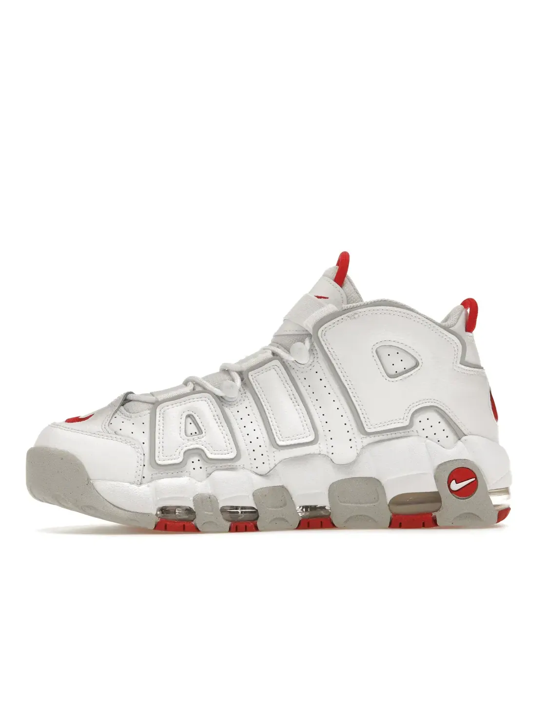 Мужские кроссовки Lifestyle Nike Air More Uptempo 96 — изображение 3 из 4, белый/серый/красный