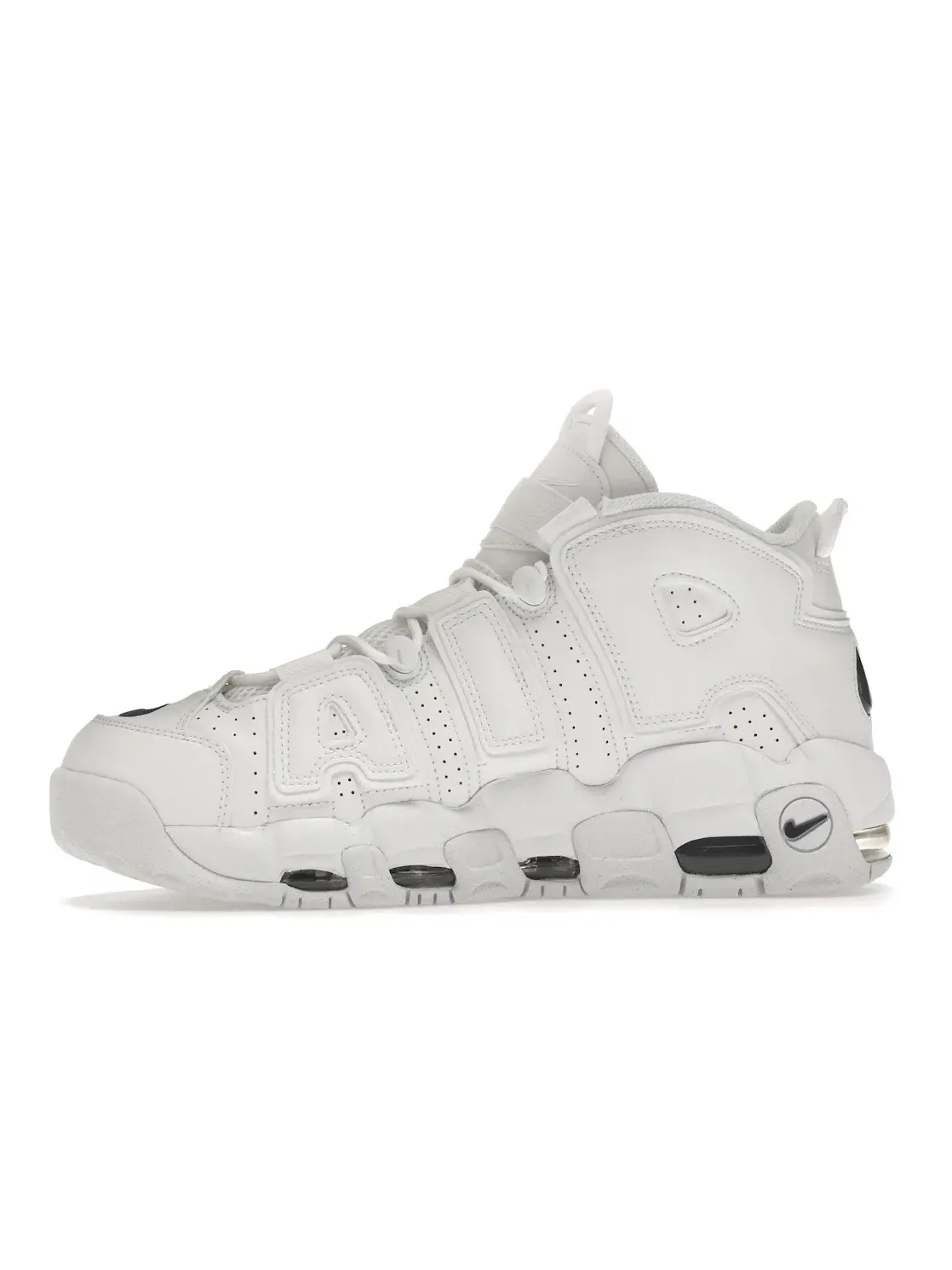 Мужские кроссовки Lifestyle Nike Air More Uptempo 96 — изображение 3 из 4, белый/белый/темно-синий