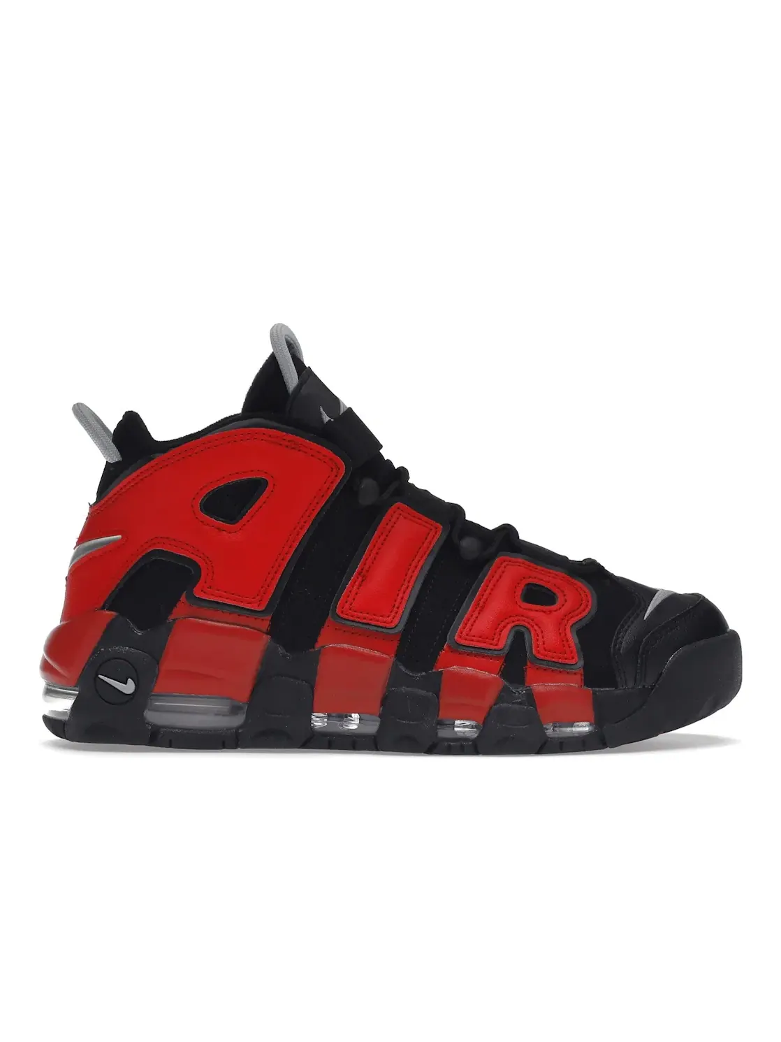 Мужские кроссовки Lifestyle Nike Air More Uptempo 96 — изображение 1 из 4, черный/красный-белый