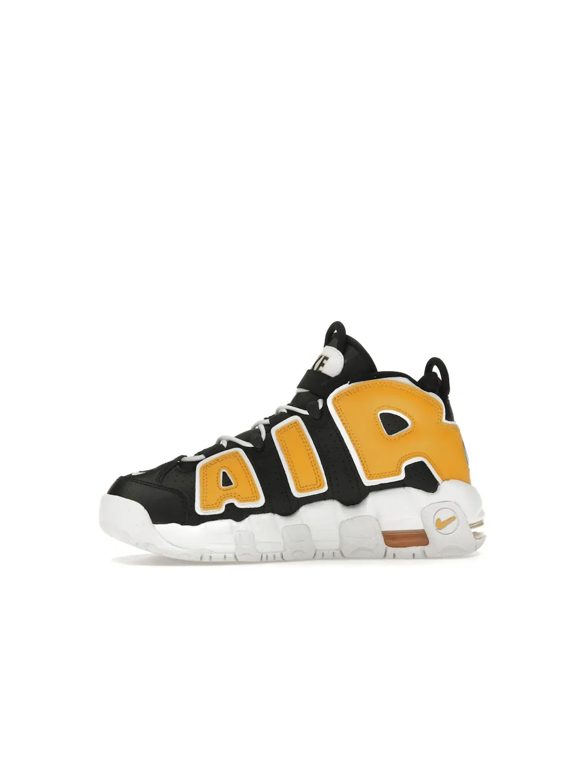 Детские кроссовки Lifestyle Nike Air More Uptempo Nike — изображение 3 из 4, черный/золотистый/белый