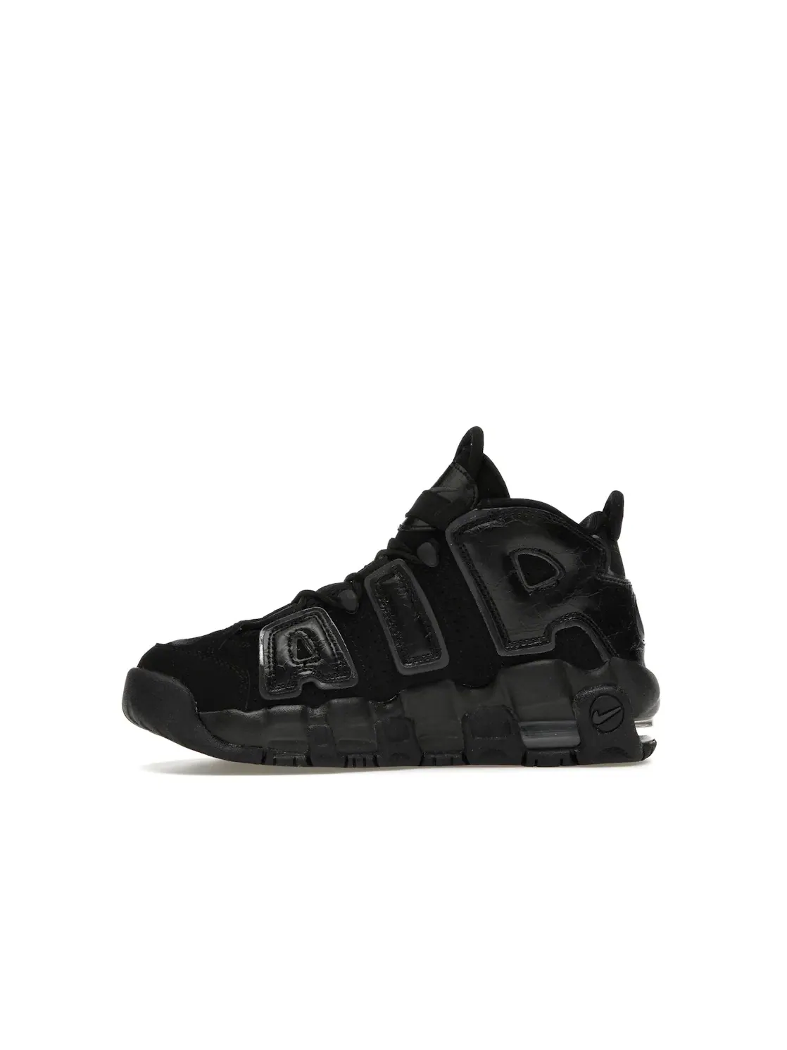 Детские кроссовки Lifestyle Nike Air More Uptempo — изображение 3 из 4, черный/черный