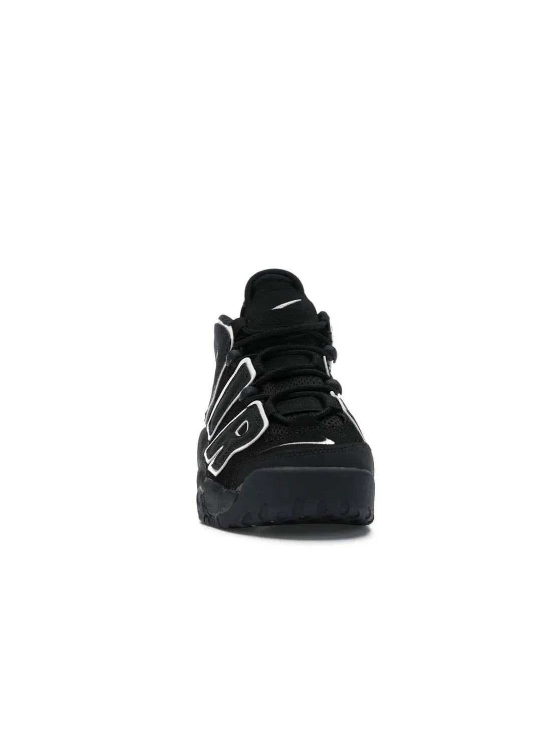 Детские кроссовки Lifestyle с принтом Nike Air More Uptempo Nike — изображение 2 из 4, черный/белый