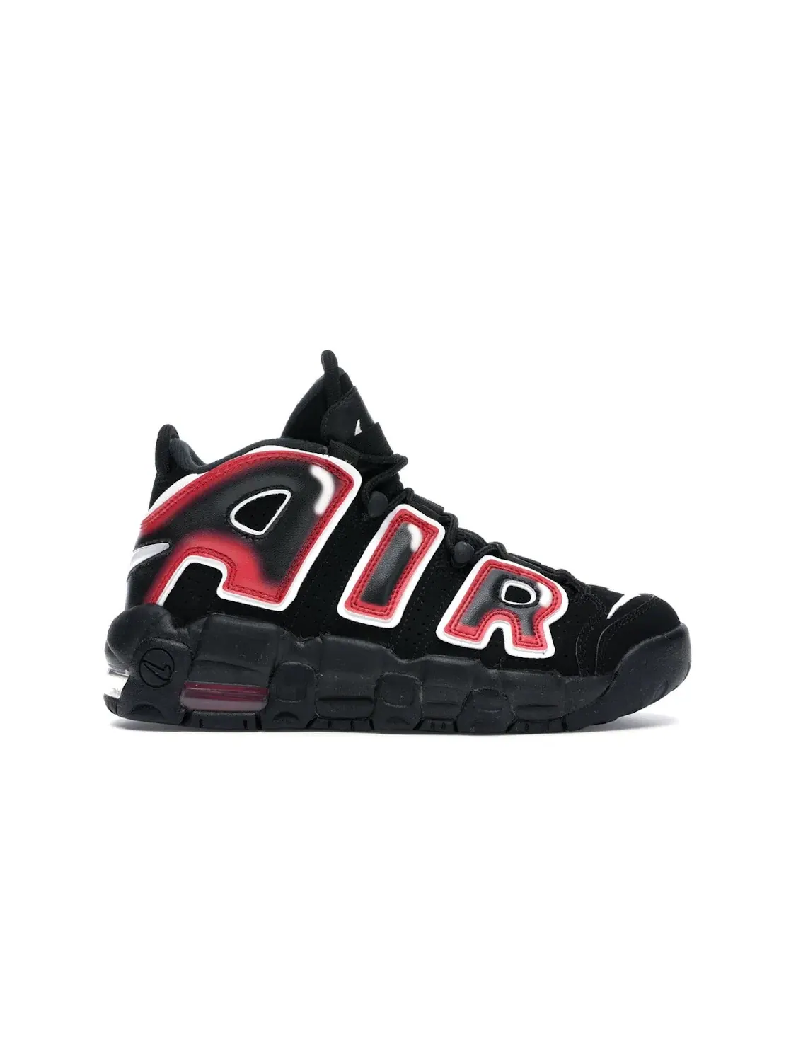 Детские кроссовки Lifestyle Nike Air More Uptempo Nike — изображение 1 из 4, черный/белый