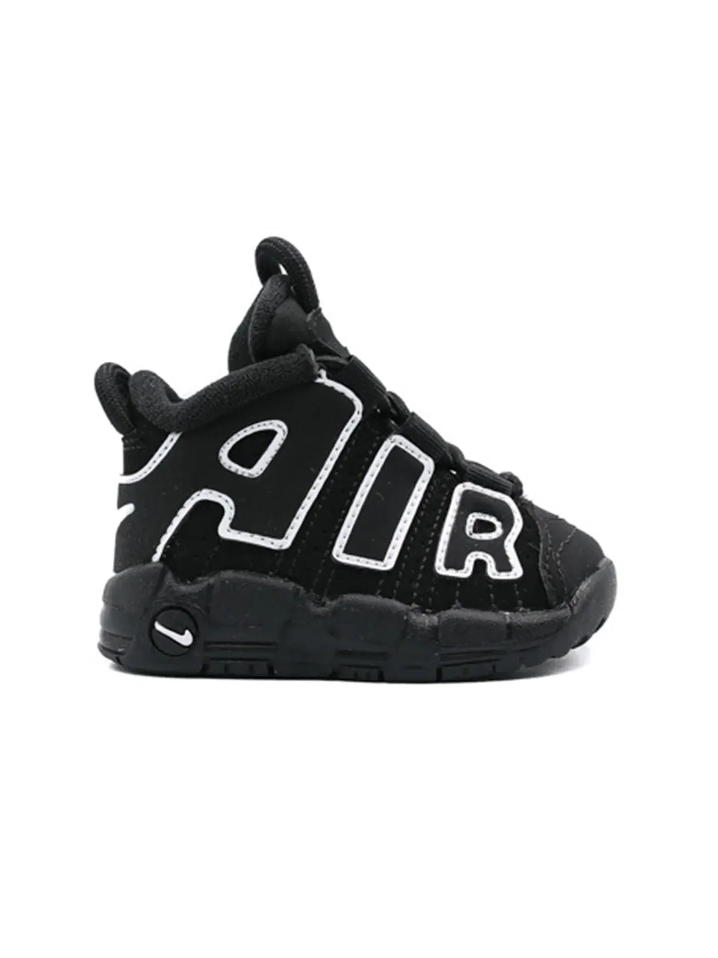Детские кроссовки Lifestyle Nike Air More Uptempo Nike — изображение 1 из 1, черный/белый-черный