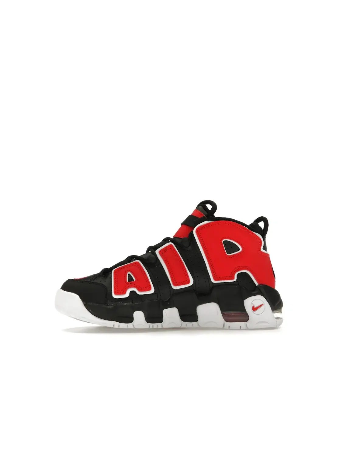 Детские кроссовки Lifestyle Nike Air More Uptempo — изображение 3 из 4, черный/красный/белый