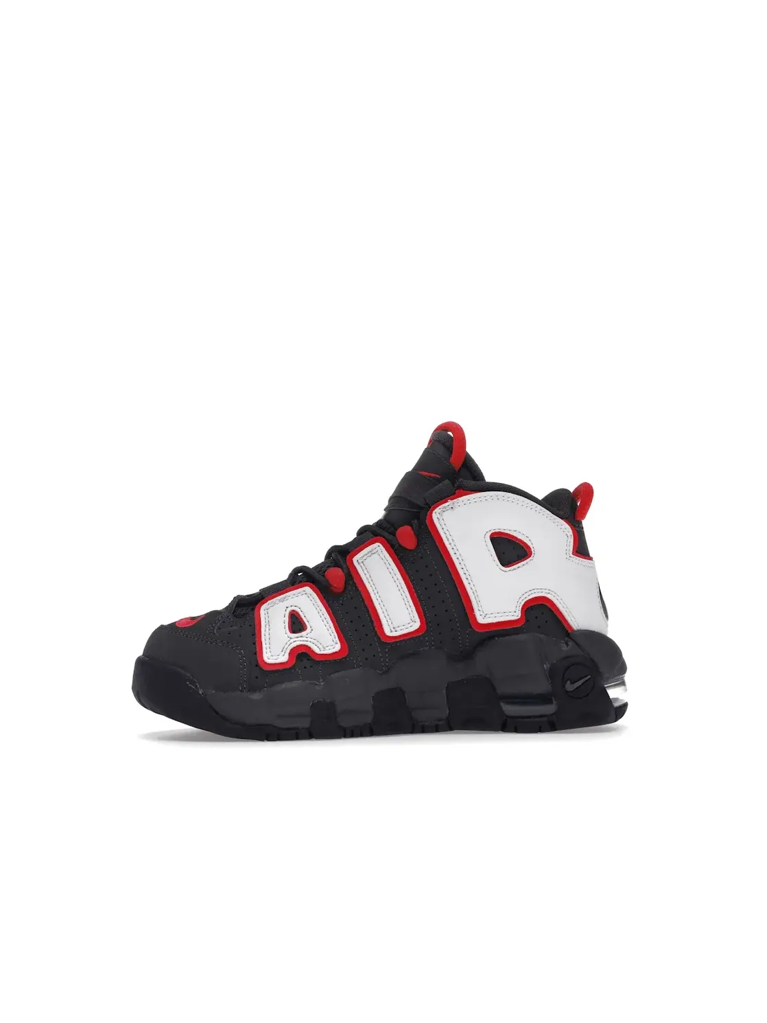 Детские кроссовки Lifestyle Nike Air More Uptempo — изображение 3 из 4, коричневый/красный/белый