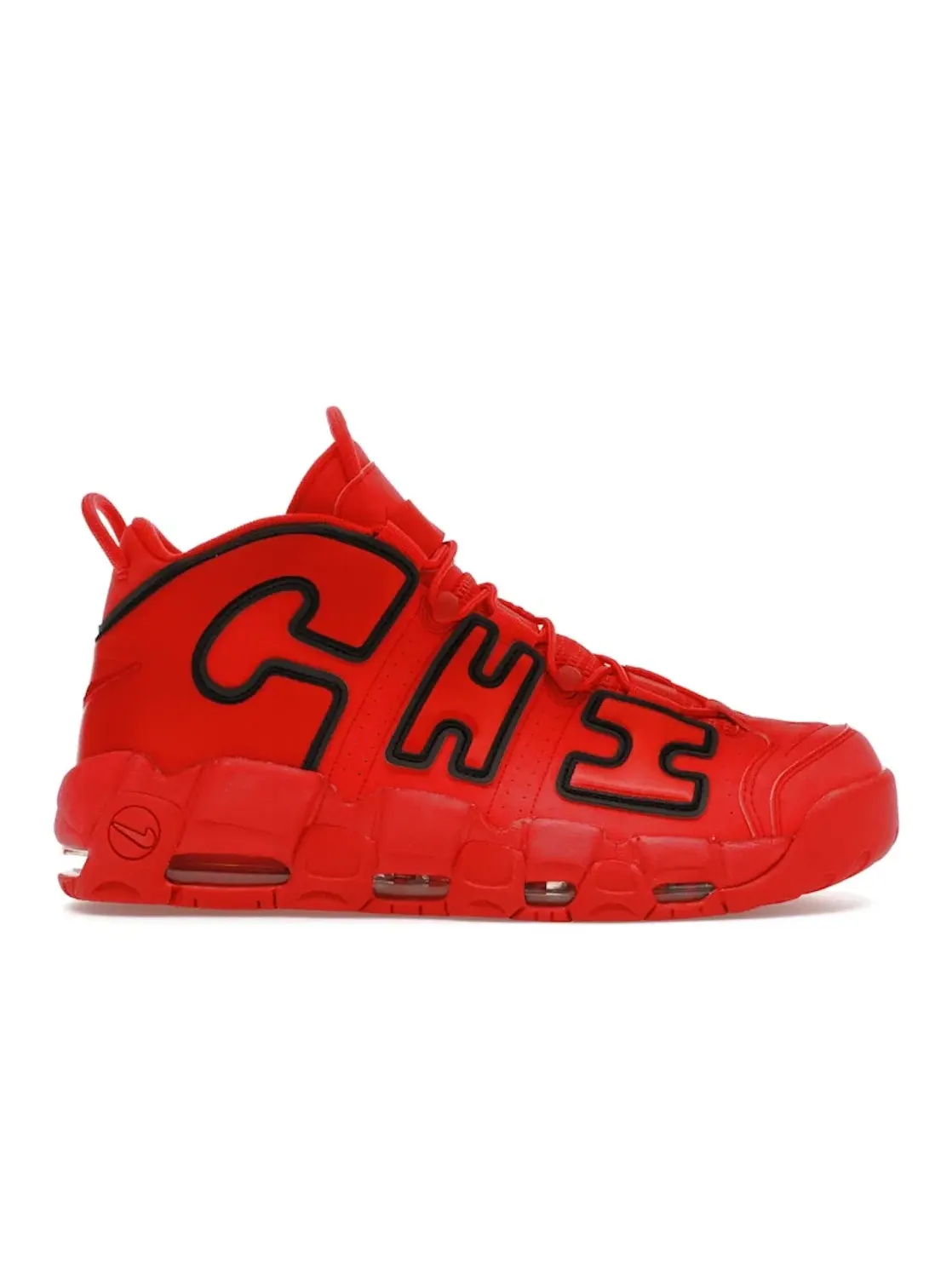 Мужские кроссовки с принтом Nike Air More Uptempo Nike — изображение 1 из 4, красный/красный-черный