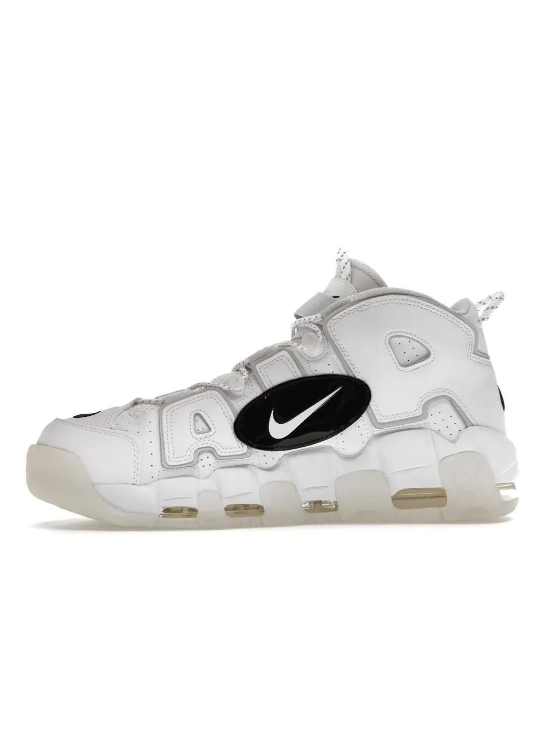 Мужские кроссовки Lifestyle Nike Air More Uptempo — изображение 3 из 4, белый/черный--серый