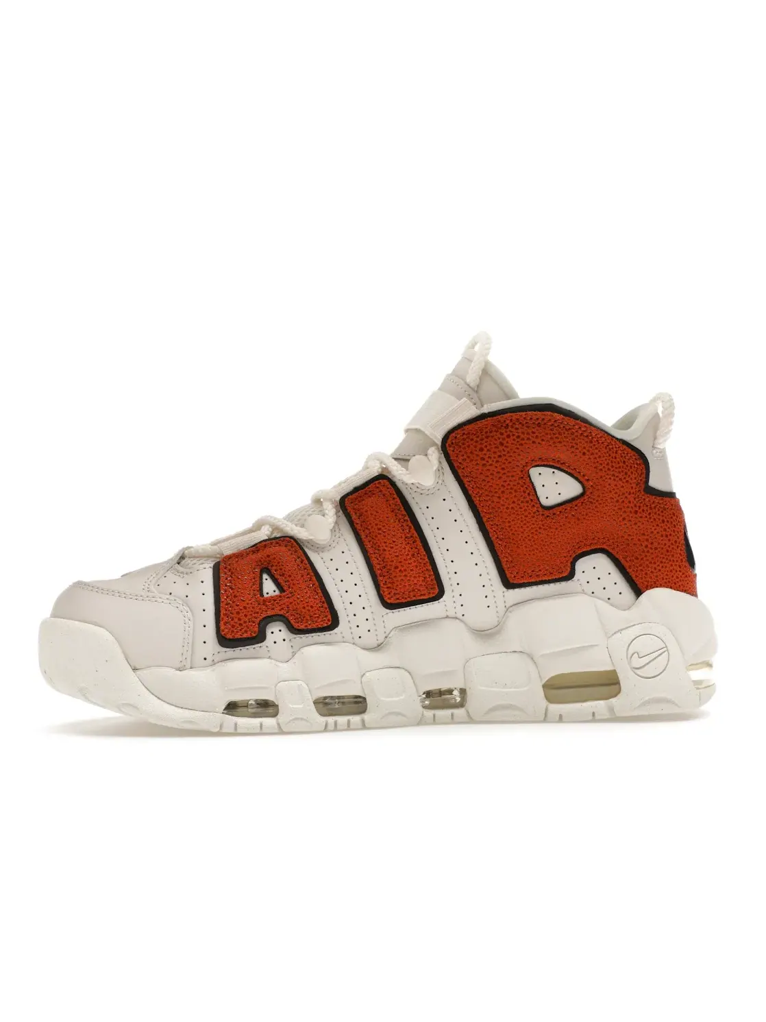 Женские кроссовки с принтом Nike Air More Uptempo Nike — изображение 3 из 4, черный/оранжевый//темный