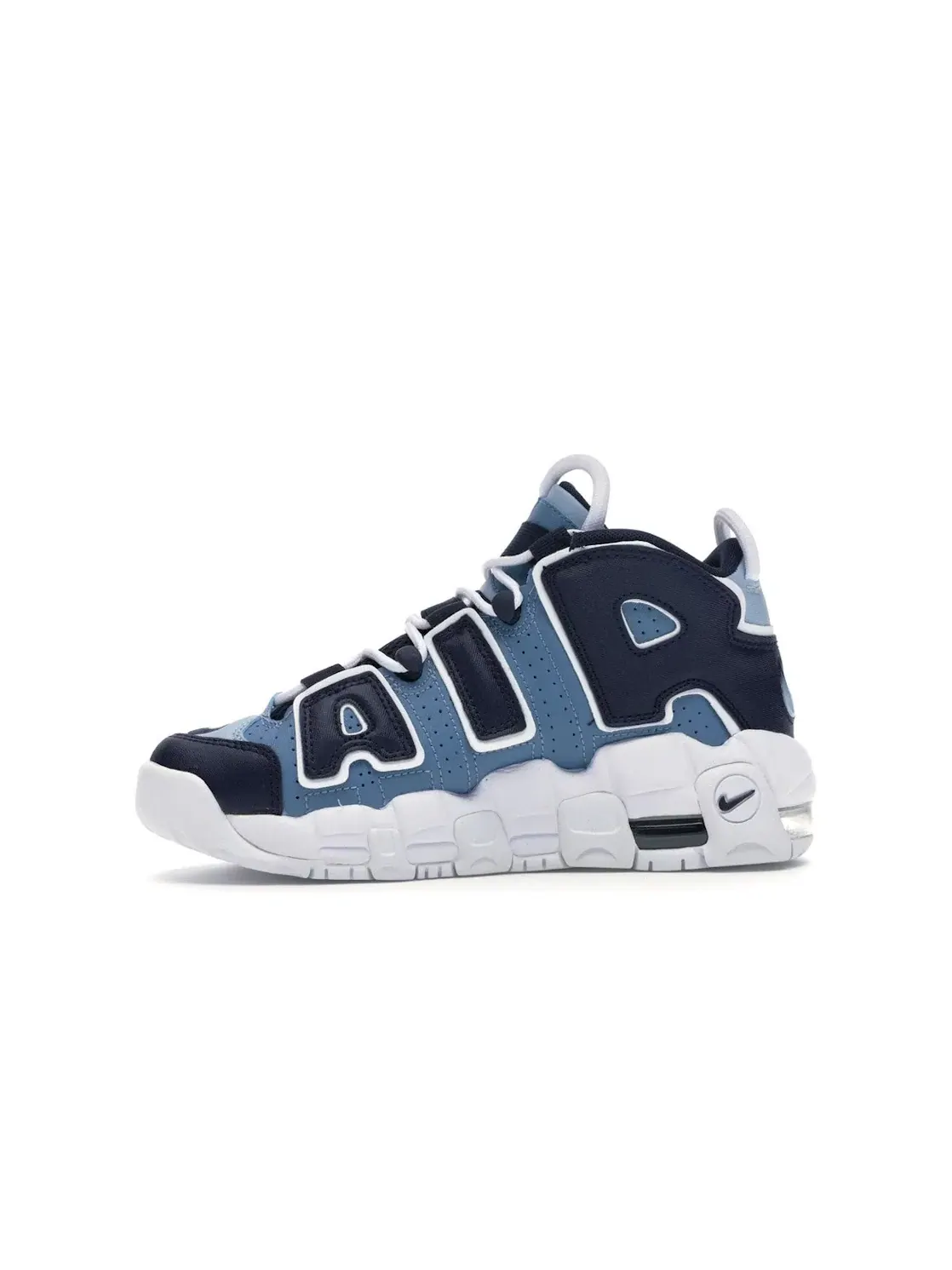 Детские кроссовки Lifestyle Nike Air More Uptempo — изображение 3 из 4, синий/оранжевый