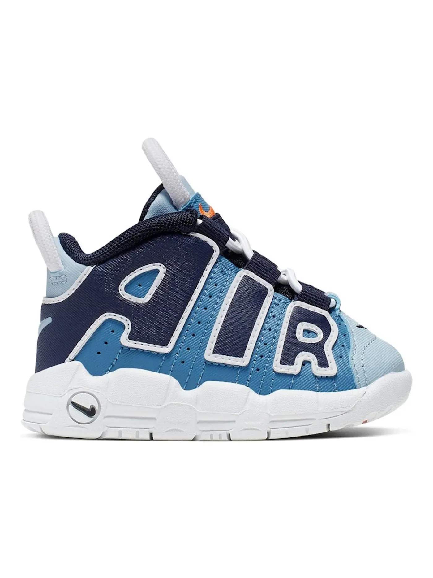 Детские кроссовки Lifestyle Nike Air More Uptempo — изображение 1 из 1, оранжевый-синий-синий