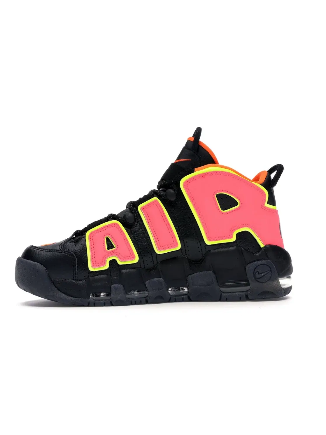 Женские кроссовки с дизайном Nike Air More Uptempo Nike — изображение 3 из 4, черный