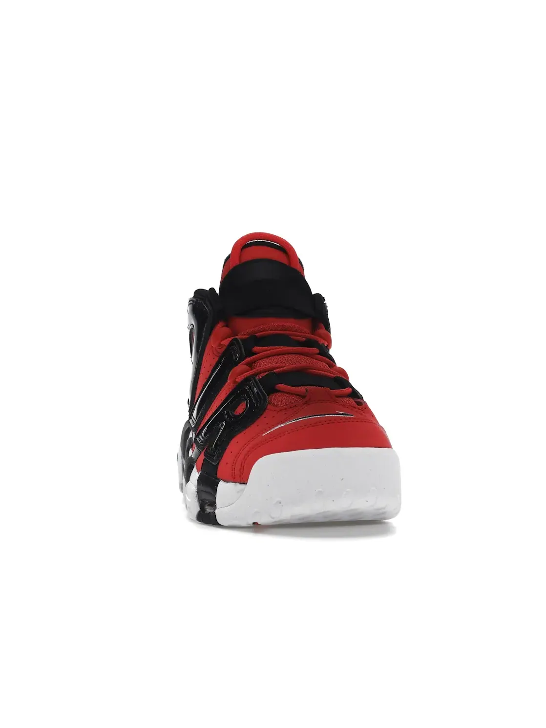 Мужские кроссовки с верхом из нубука Nike Air More Uptempo — изображение 2 из 4, черный/белый/зеленый