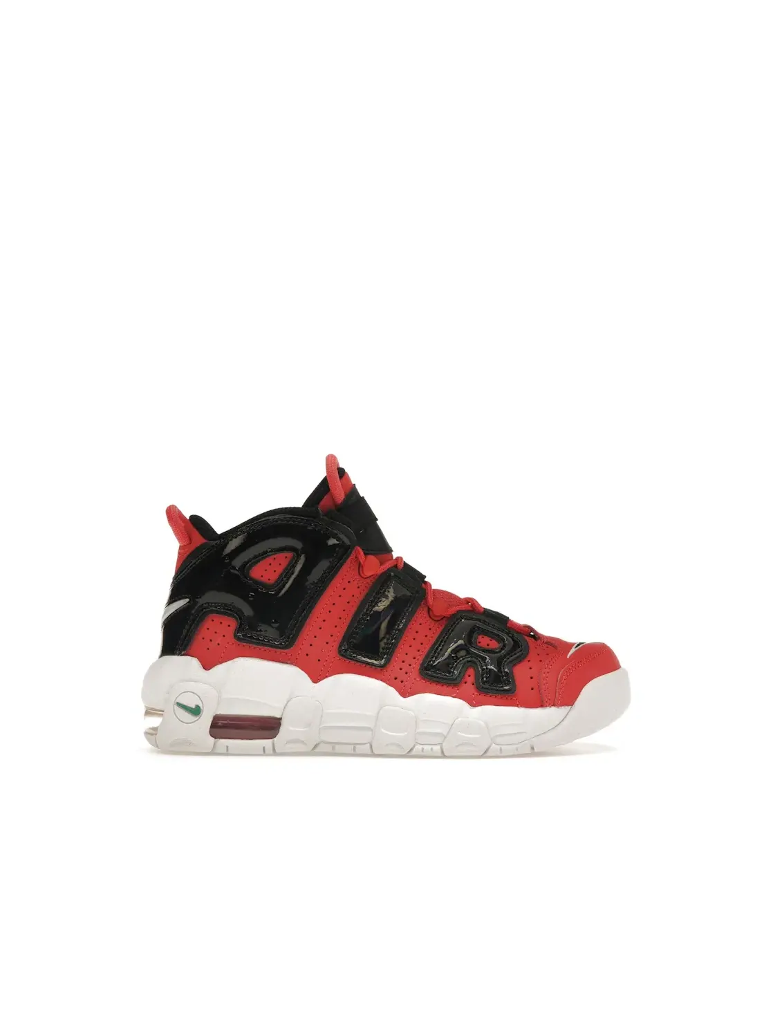 Детские кроссовки Lifestyle Nike Air More Uptempo — изображение 1 из 4, черный/белый/зеленый