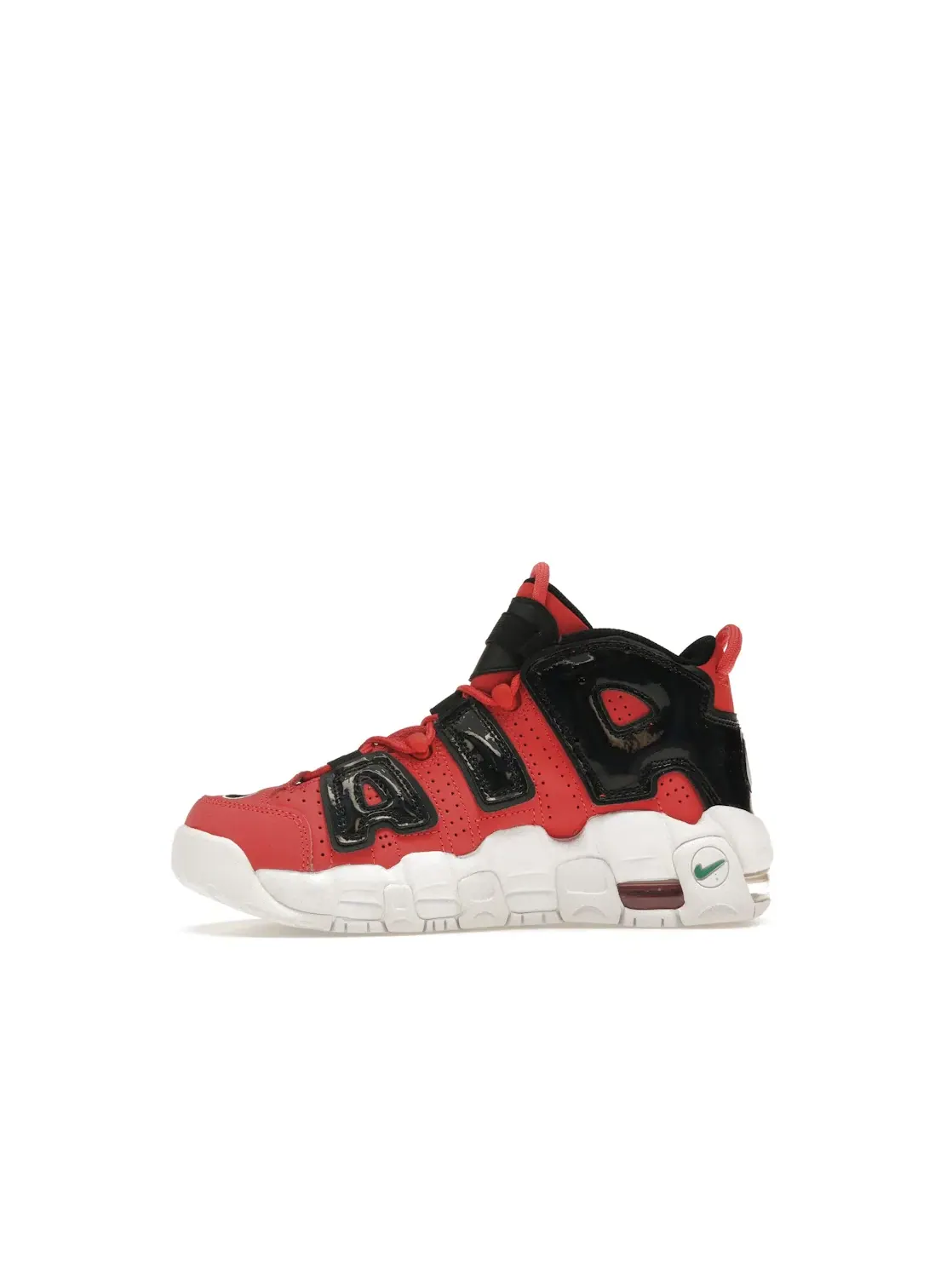 Детские кроссовки Lifestyle Nike Air More Uptempo — изображение 3 из 4, черный/белый/зеленый