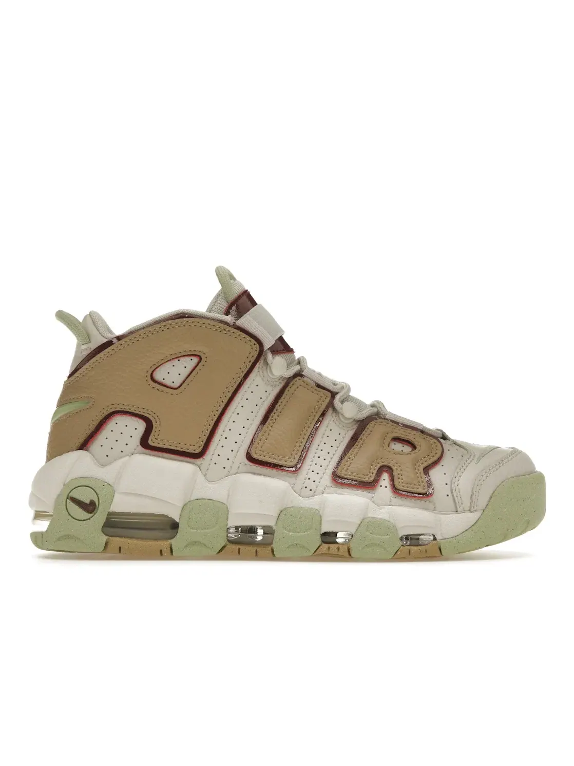 Женские кроссовки Lifestyle Nike Air More Uptempo Nike — изображение 1 из 4, аллигатор коричневый