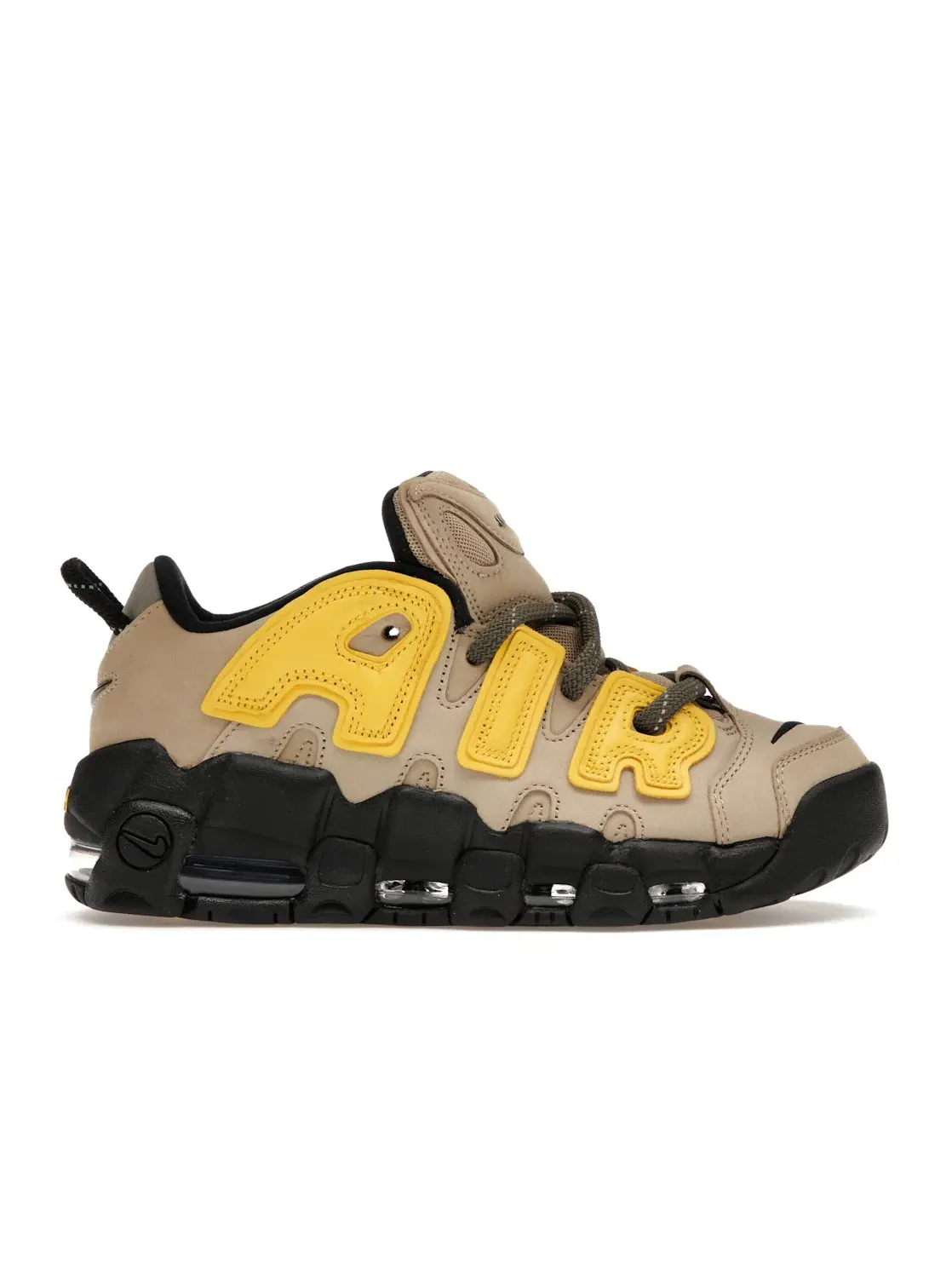 Мужские кроссовки Lifestyle с принтом Nike Air More Uptempo Low AMBUSH — изображение 1 из 4, черный
