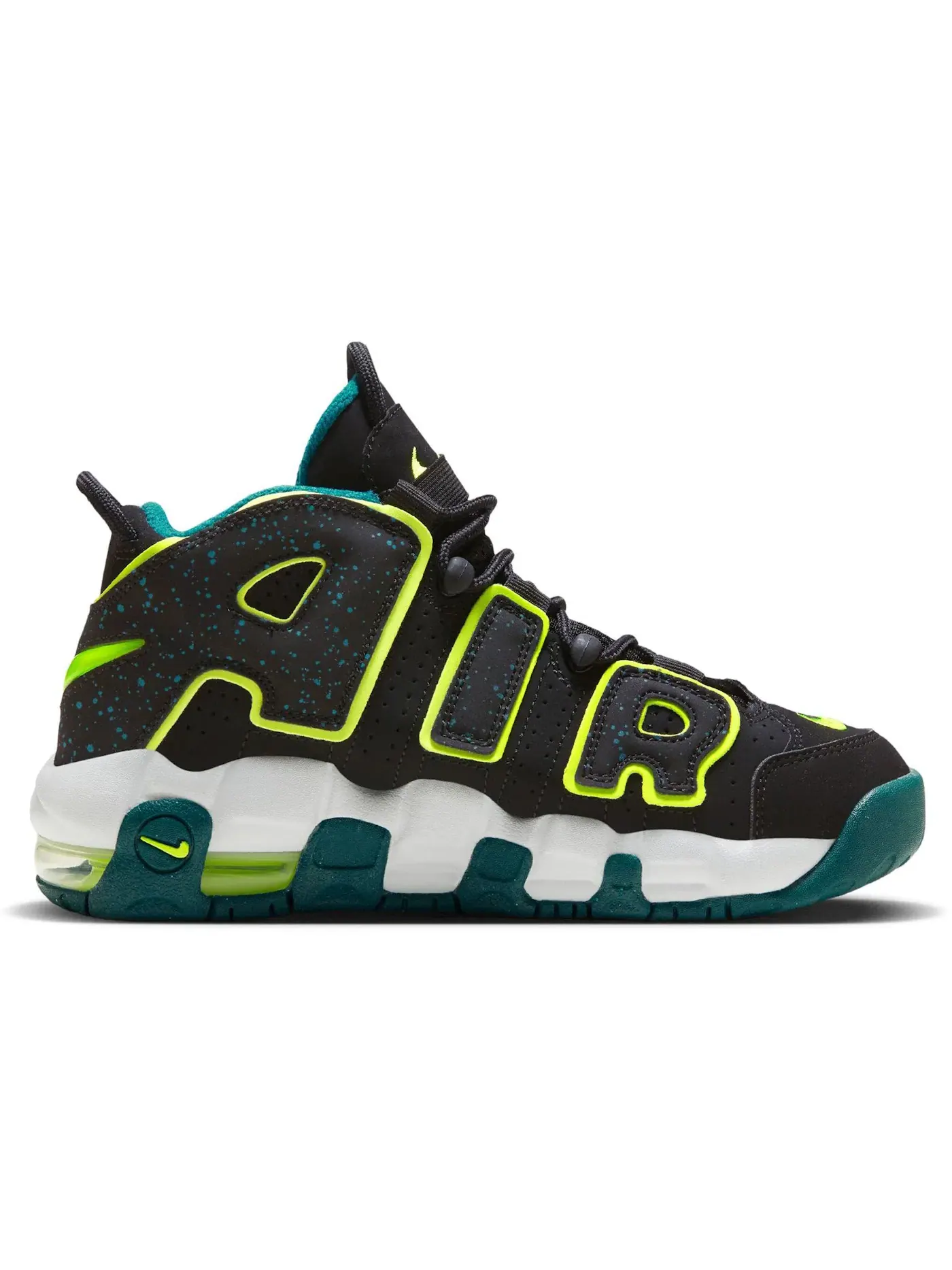 Детские кроссовки Lifestyle Nike Air More Uptempo Low — изображение 1 из 1, черный//прозрачный