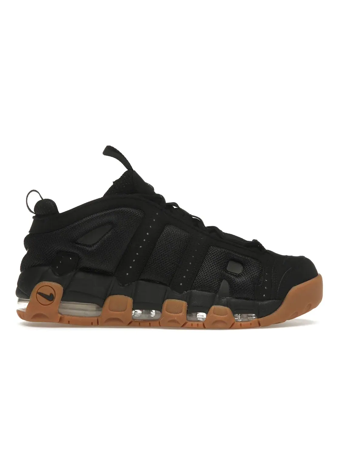 Мужские кроссовки с Air-амортизацией Nike Air More Uptempo Low — изображение 1 из 4, черный