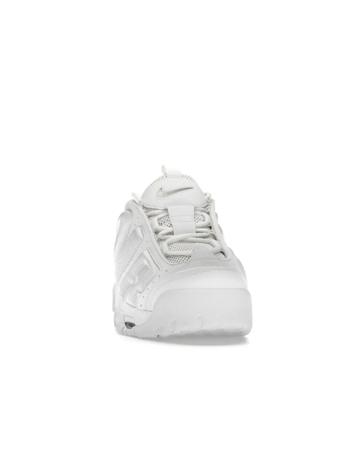 Мужские кроссовки с полноразмерной амортизацией Nike Air More Uptempo Low — изображение 2 из 4, белый/белый