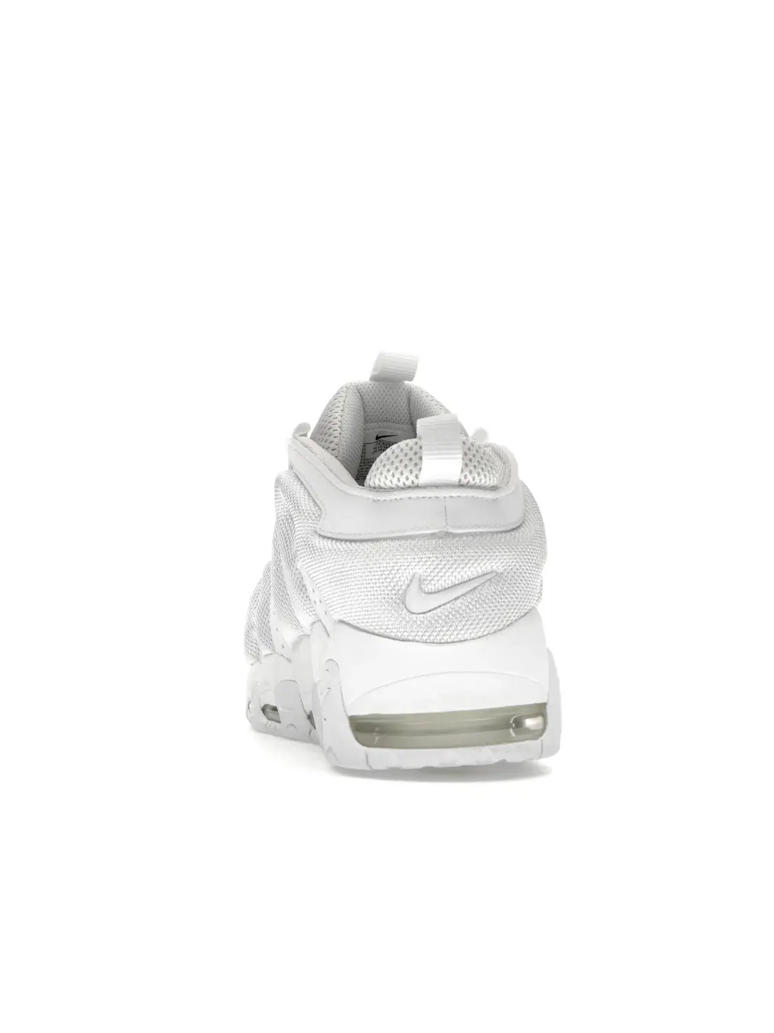 Мужские кроссовки с полноразмерной амортизацией Nike Air More Uptempo Low — изображение 4 из 4, белый/белый
