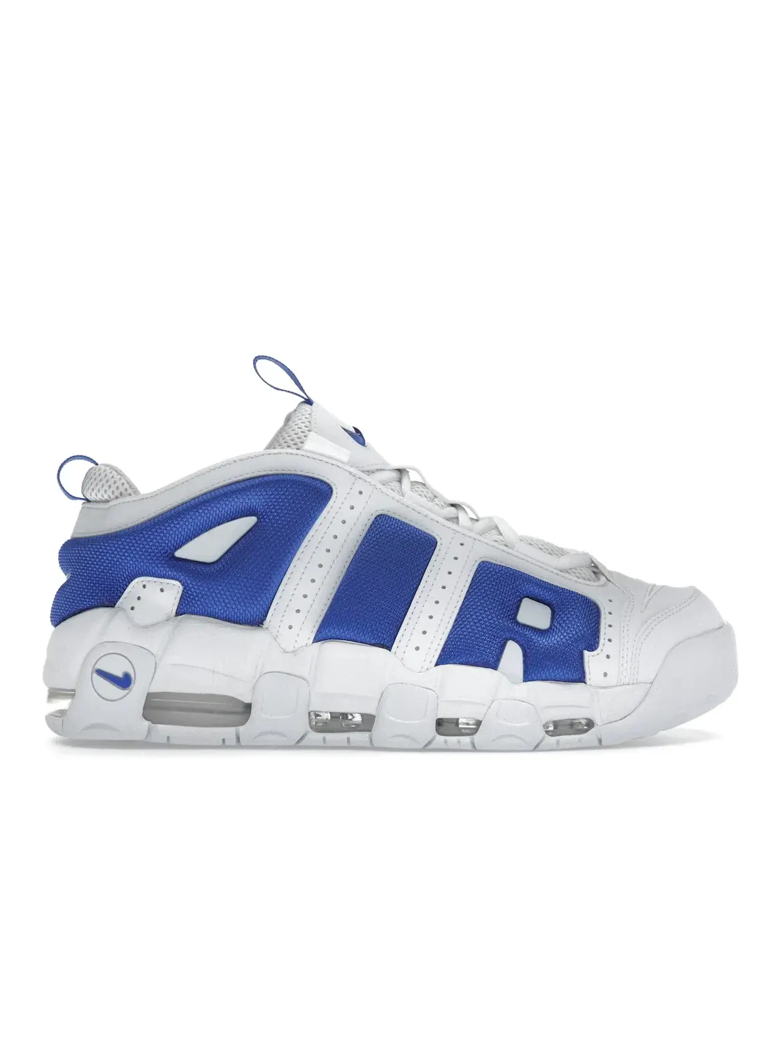 Мужские кроссовки с низким верхом Nike Air More Uptempo Low — изображение 1 из 4, белый/синий