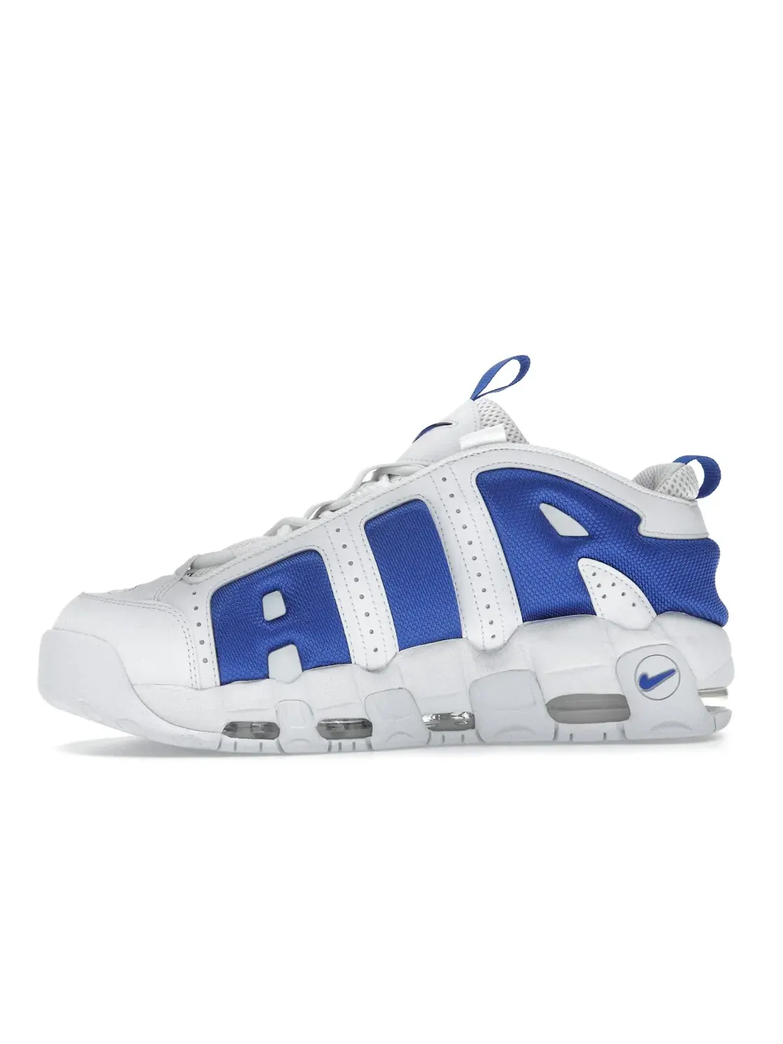 Мужские кроссовки с низким верхом Nike Air More Uptempo Low — изображение 3 из 4, белый/синий