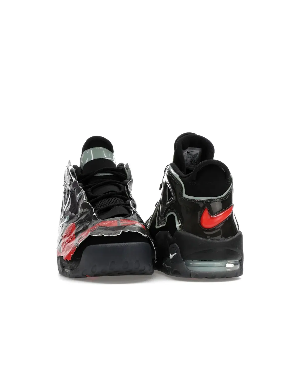 Мужские кроссовки Lifestyle с принтом Nike Air More Uptempo Nike — изображение 2 из 4, черный/мульти