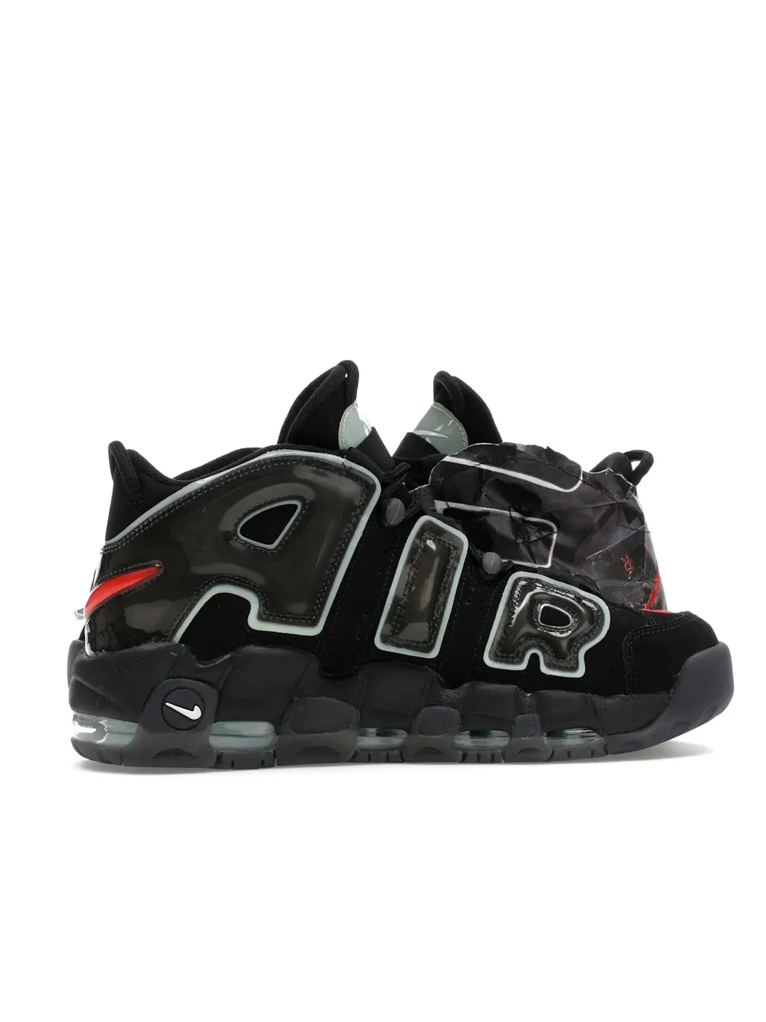 Мужские кроссовки Lifestyle с принтом Nike Air More Uptempo Nike — изображение 3 из 4, черный/мульти