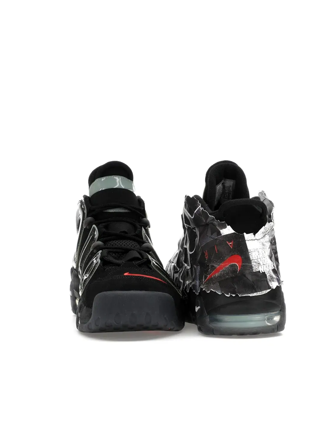 Мужские кроссовки Lifestyle с принтом Nike Air More Uptempo Nike — изображение 4 из 4, черный/мульти