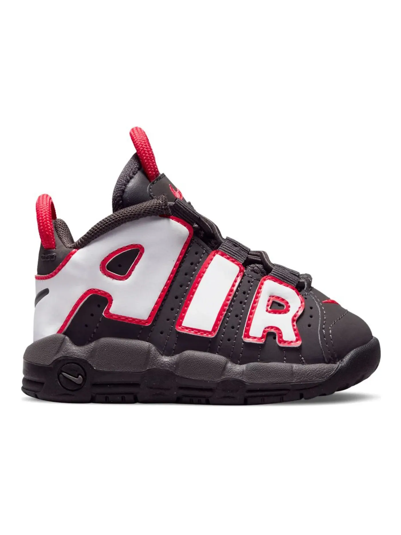 Детские кроссовки Lifestyle Nike Air More Uptempo — изображение 1 из 1, черный/красный/белый