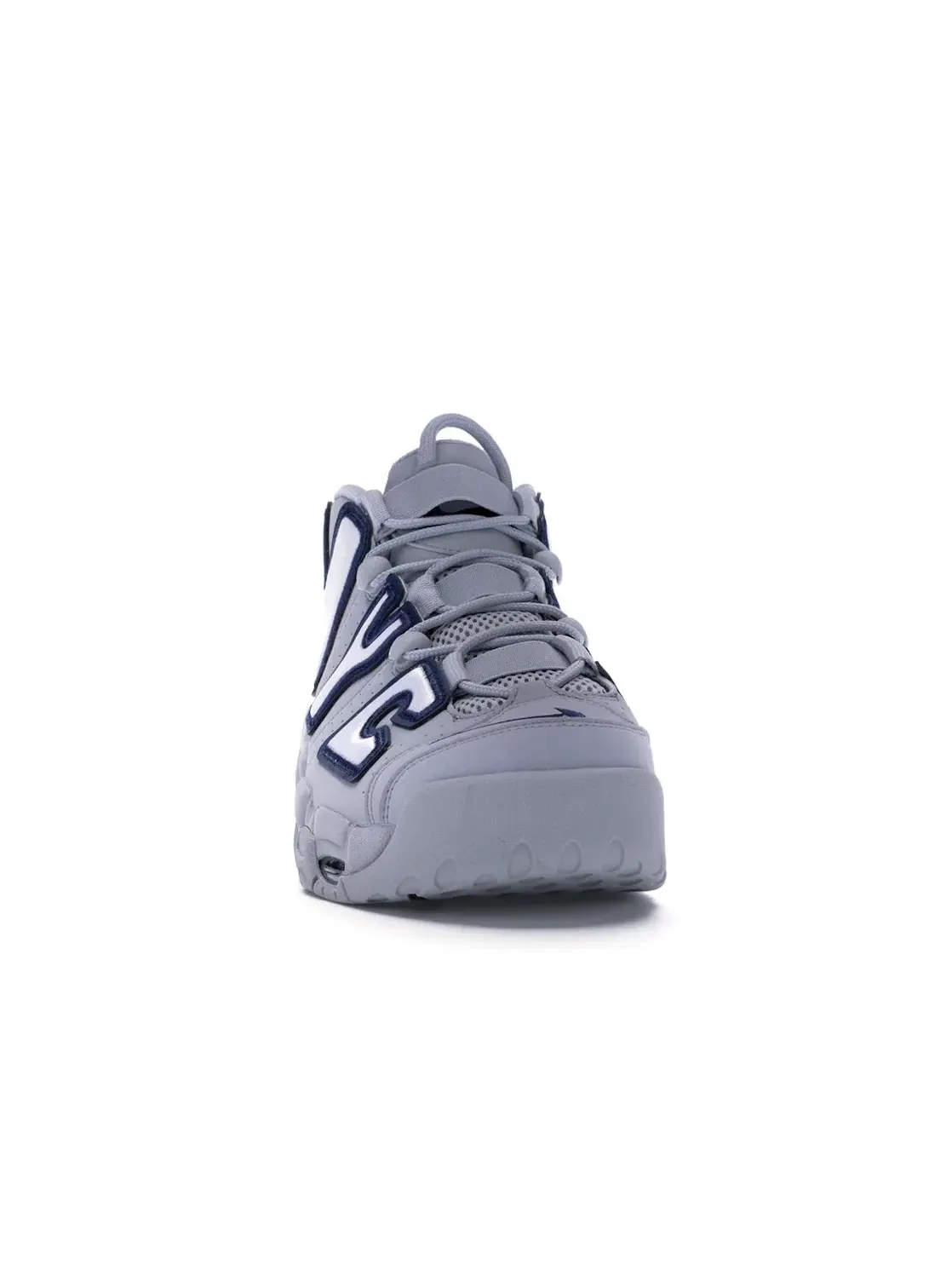Мужские кроссовки с амортизацией Nike Air More Uptempo Nike — изображение 2 из 4, серый/белый-темно-синий