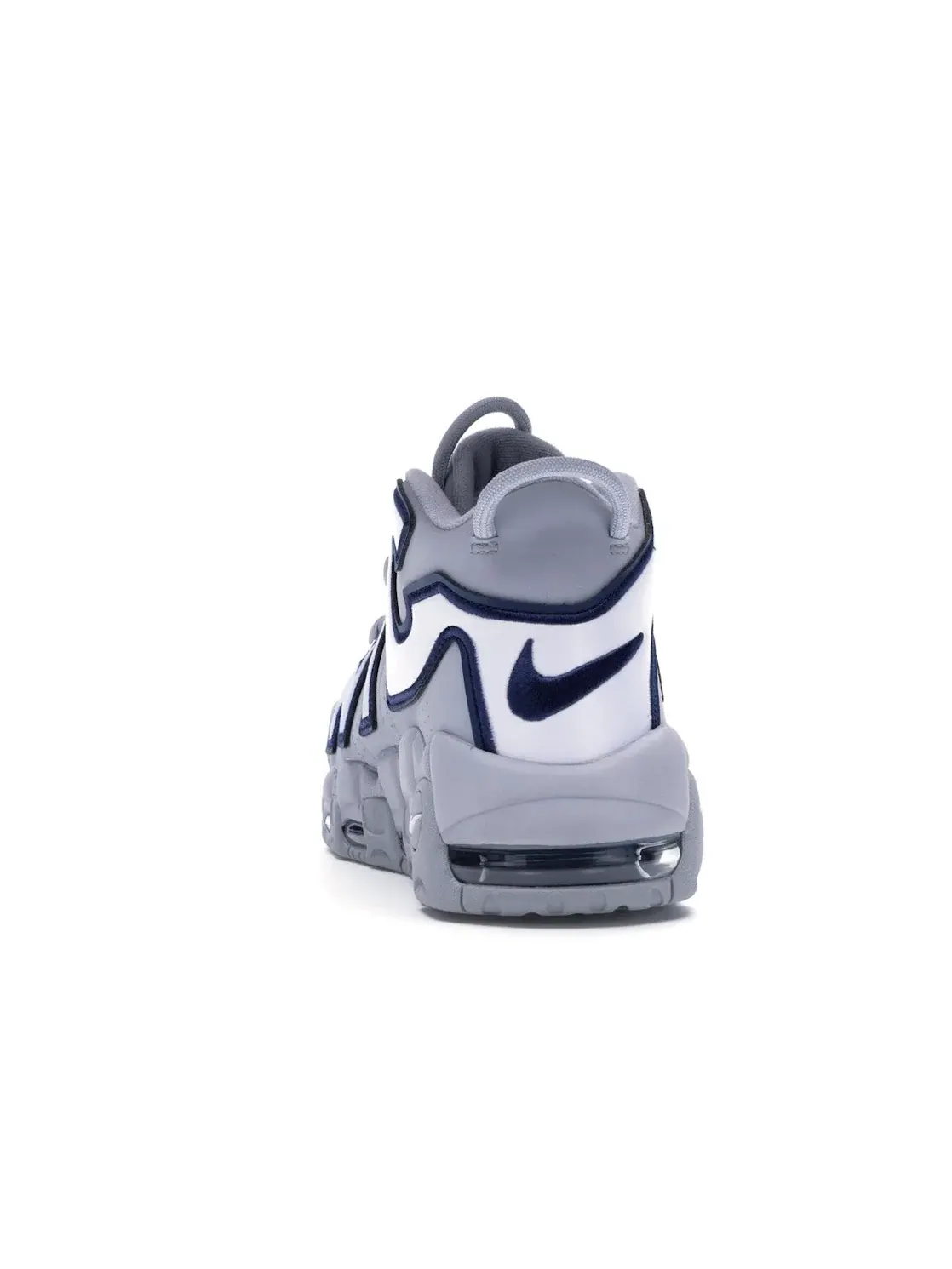 Мужские кроссовки с амортизацией Nike Air More Uptempo Nike — изображение 4 из 4, серый/белый-темно-синий