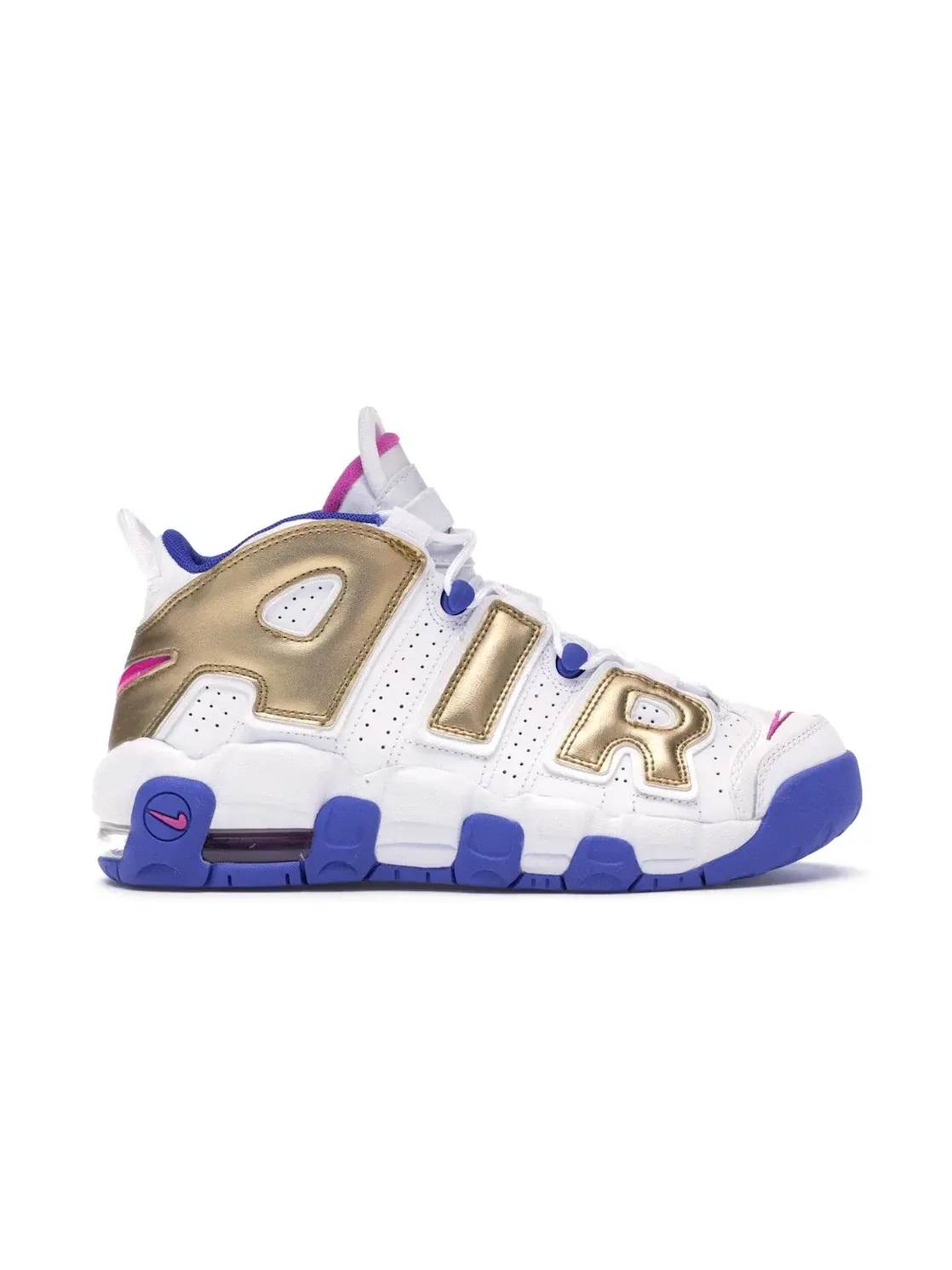 Детские кроссовки для мальчиков и девочек с перфорированным верхом Nike Air More Uptempo Nike — изображение 1 из 4