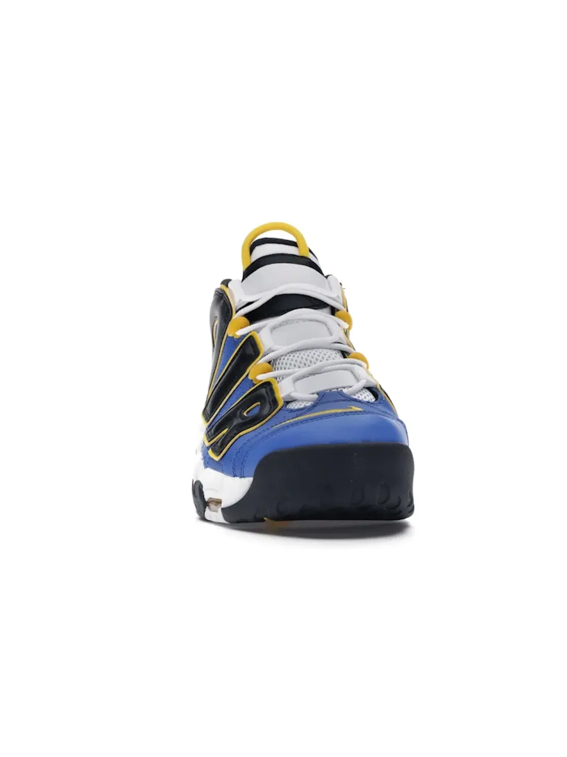 Мужские кроссовки с дизайном Nike Air More Uptempo Nike — изображение 2 из 4, черный-белый-желтый