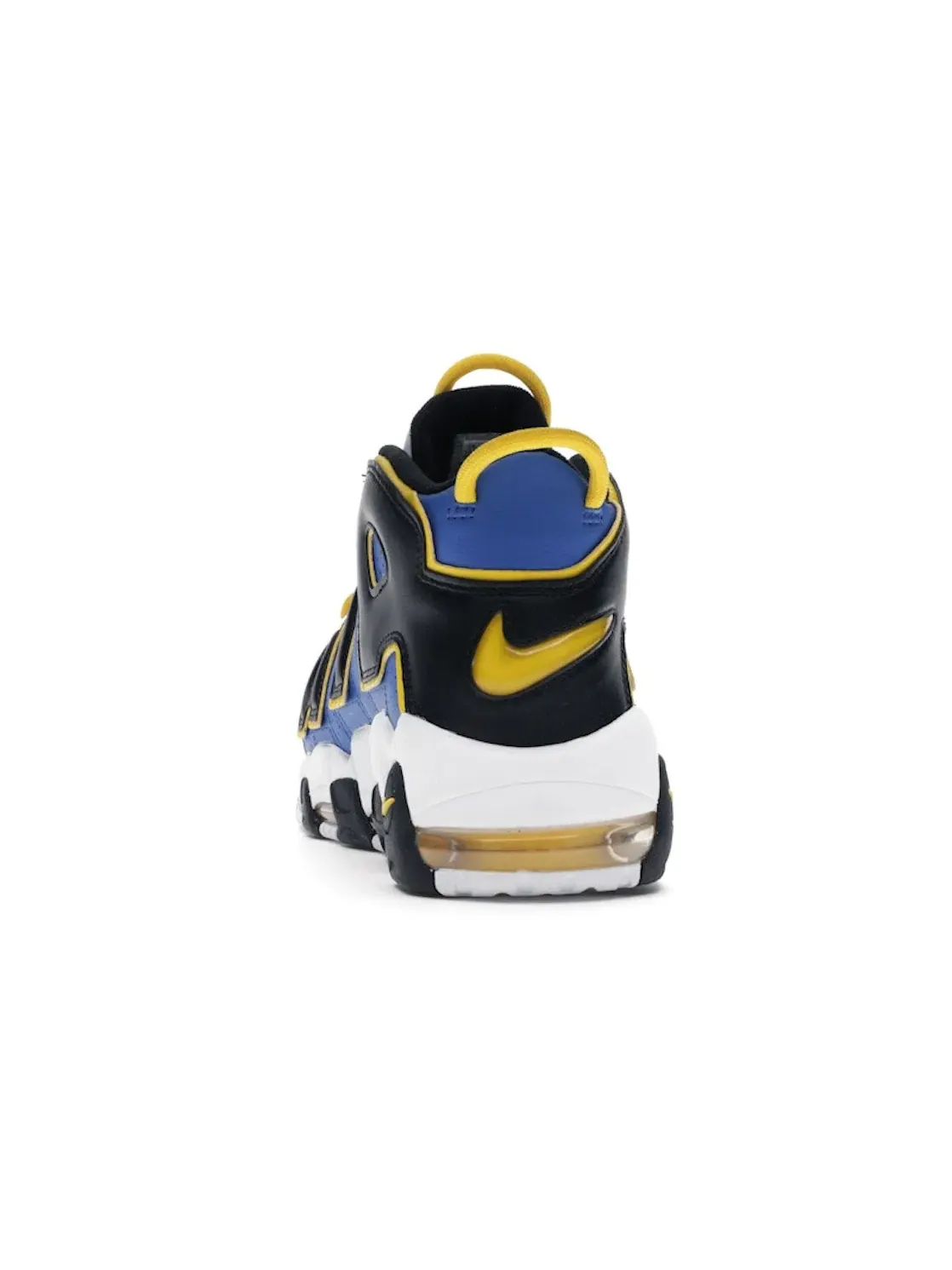 Мужские кроссовки с дизайном Nike Air More Uptempo Nike — изображение 4 из 4, черный-белый-желтый