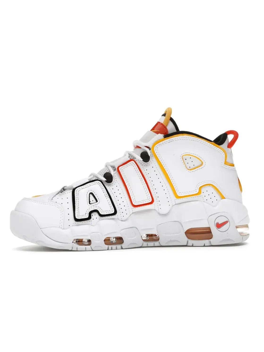 Мужские кроссовки с принтом Nike Air More Uptempo Nike — изображение 3 из 4, белый/мульти