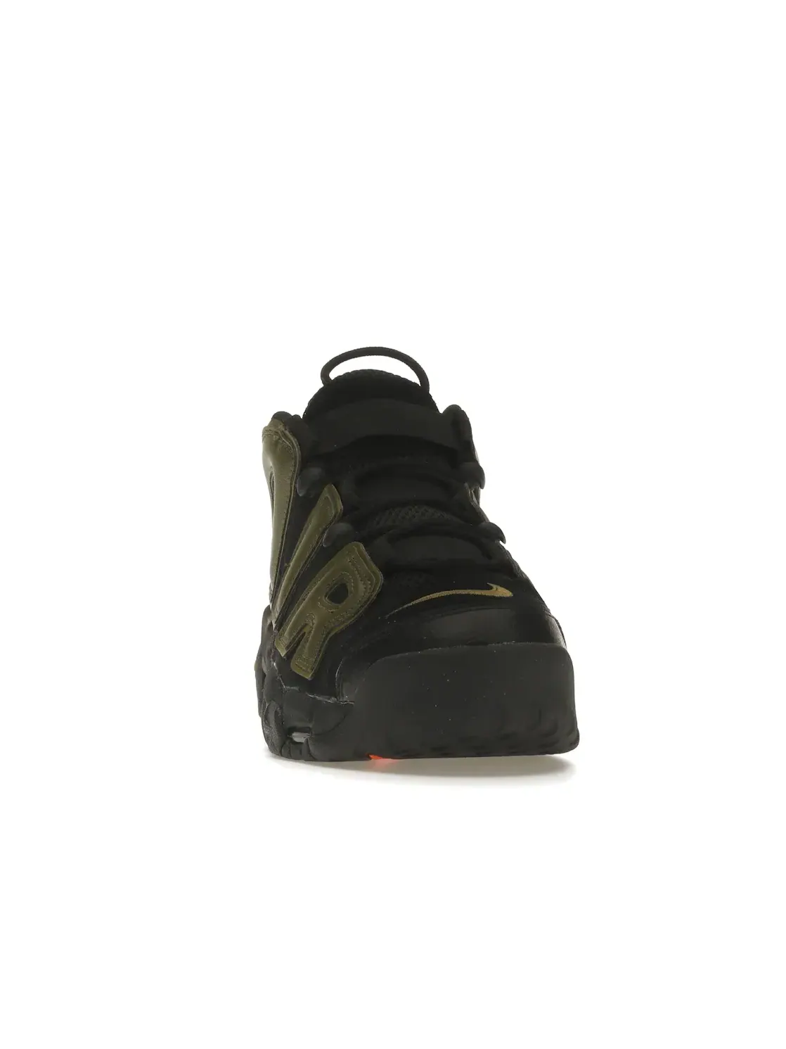 Мужские кроссовки с массивным дизайном Nike Air More Uptempo Nike — изображение 2 из 4, черный//черный/зеленый