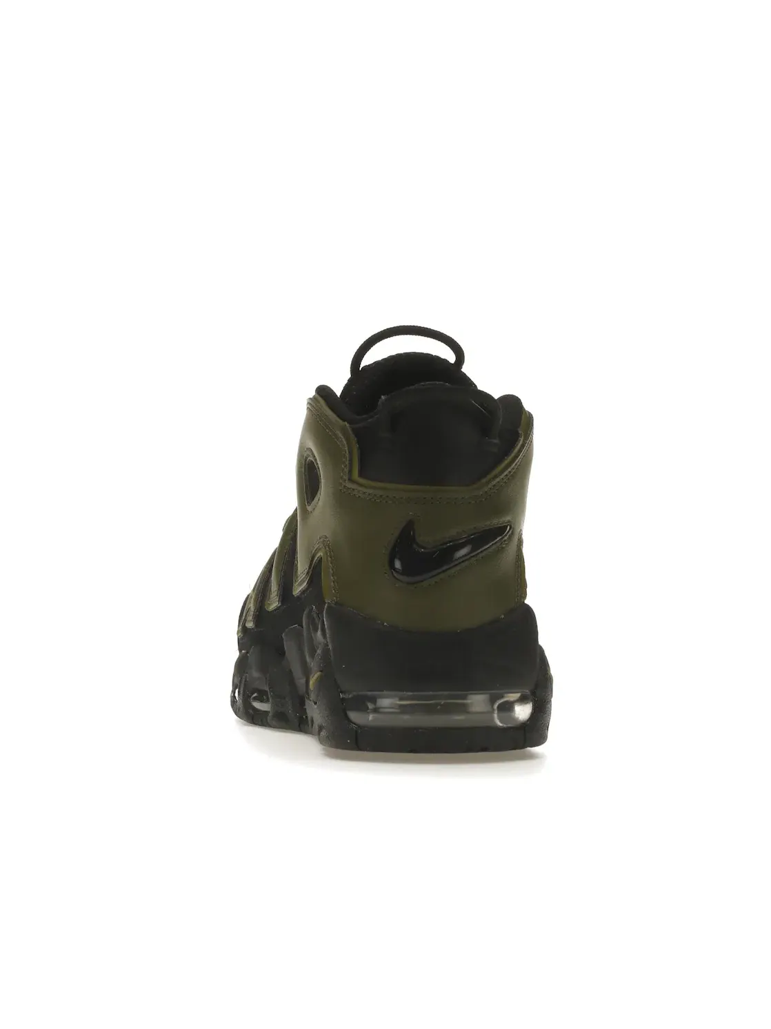 Мужские кроссовки с массивным дизайном Nike Air More Uptempo Nike — изображение 4 из 4, черный//черный/зеленый