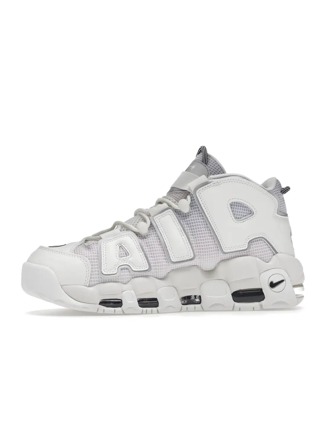 Мужские кроссовки с принтом Nike Air More Uptempo 96 QS Nike — изображение 3 из 4, светлый/розовый/черный