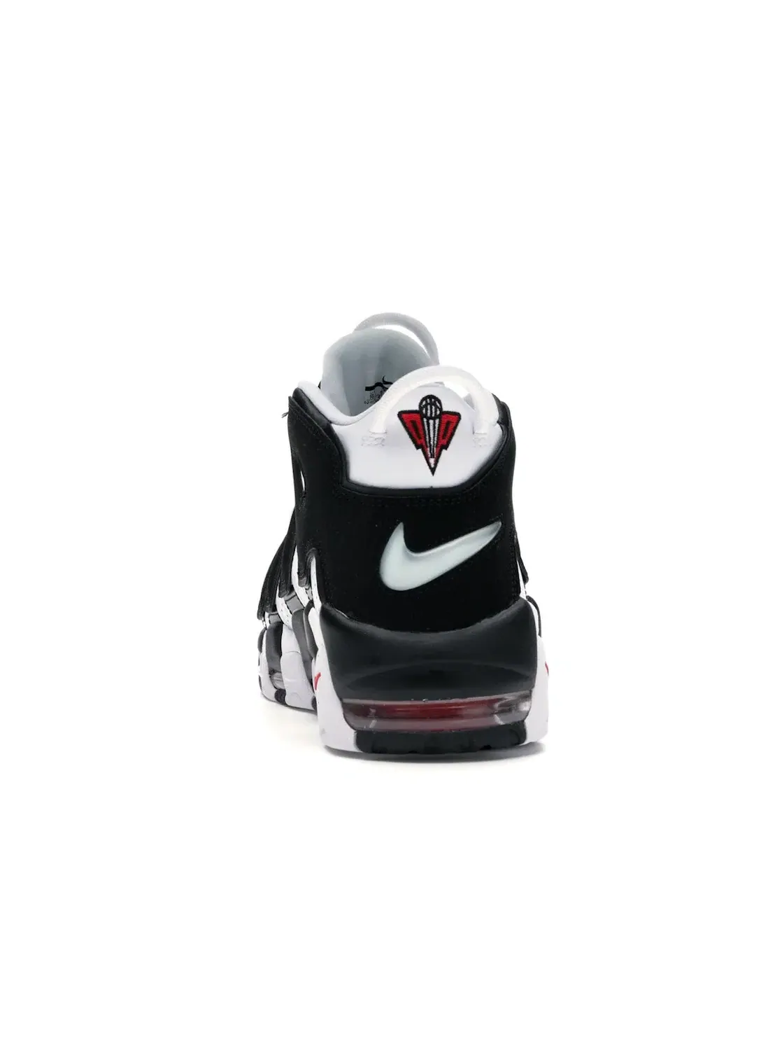 Мужские кроссовки с принтом Nike Air More Uptempo Nike — изображение 4 из 4, белый/черный-красный